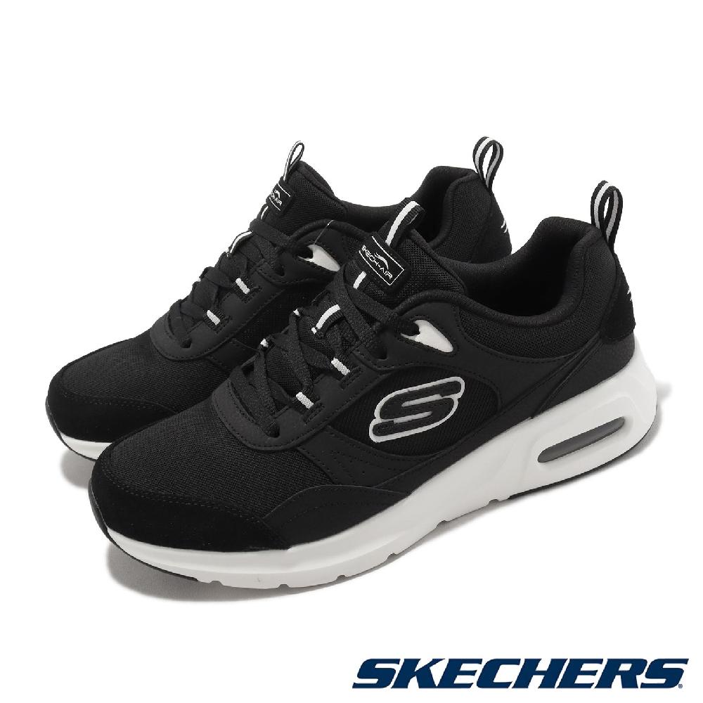 Skechers 休閒鞋 Skech-Air Court-Homegrown 男鞋 黑 白 氣墊 記憶鞋墊 運動鞋 232646BKW