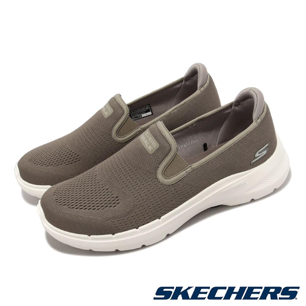 Skechers 斯凱奇 休閒鞋 Go Walk 6-Proctor 男鞋 棕 懶人鞋 機能 健走 支撐 套入式 216280TPNV