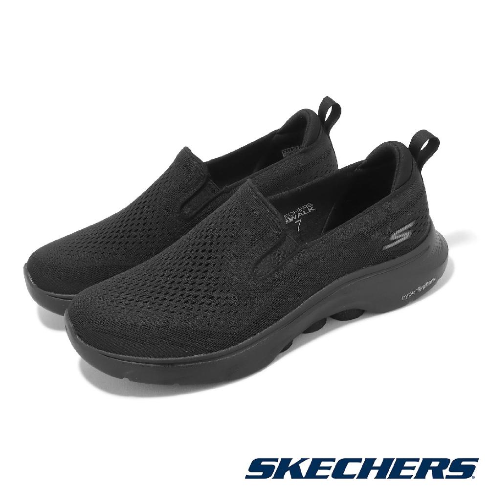 Skechers 斯凱奇 健走鞋 Go Walk 7-Proctor 2 男鞋 黑 懶人鞋 針織 休閒鞋 套入式 216637BBK