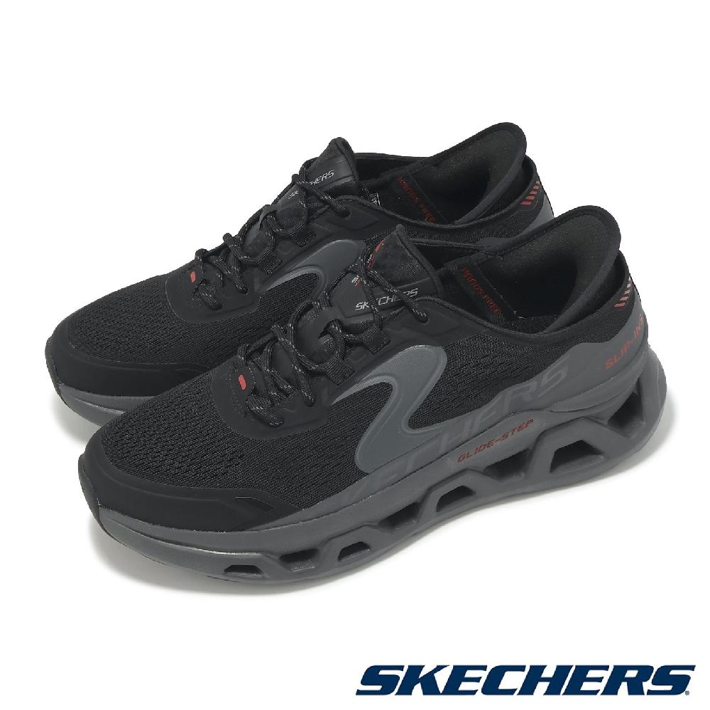 Skechers 斯凱奇 休閒鞋 Glide-Step Altus Slip-Ins 男鞋 黑 緩衝 輕量 套入式 懶人鞋 232921BKCC