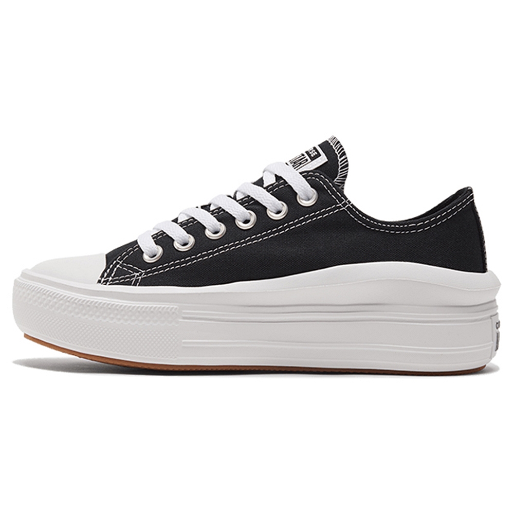 【CONVERSE】匡威 CTAS MOVE OX 低筒 厚底 百搭 輕量 女 休閒鞋 黑色(570256C)