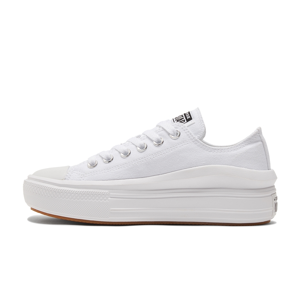 【CONVERSE】匡威 CTAS MOVE OX 低筒 厚底 百搭 輕量 女 休閒鞋 白色(570257C)