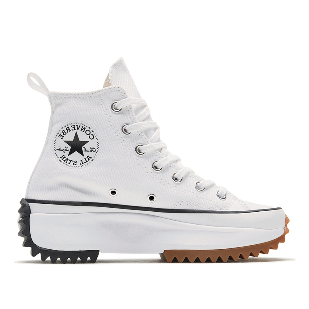 【CONVERSE】匡威 RUN STAR HIKE HI 高筒 厚底 休閒鞋 男女 白(166799C)