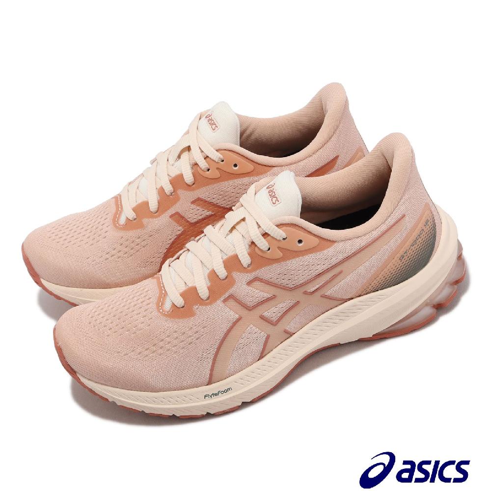 Asics 亞瑟士 慢跑鞋 GT-1000 12 女鞋 粉紅 支撐 亞瑟膠 路跑 運動鞋 1012B450700