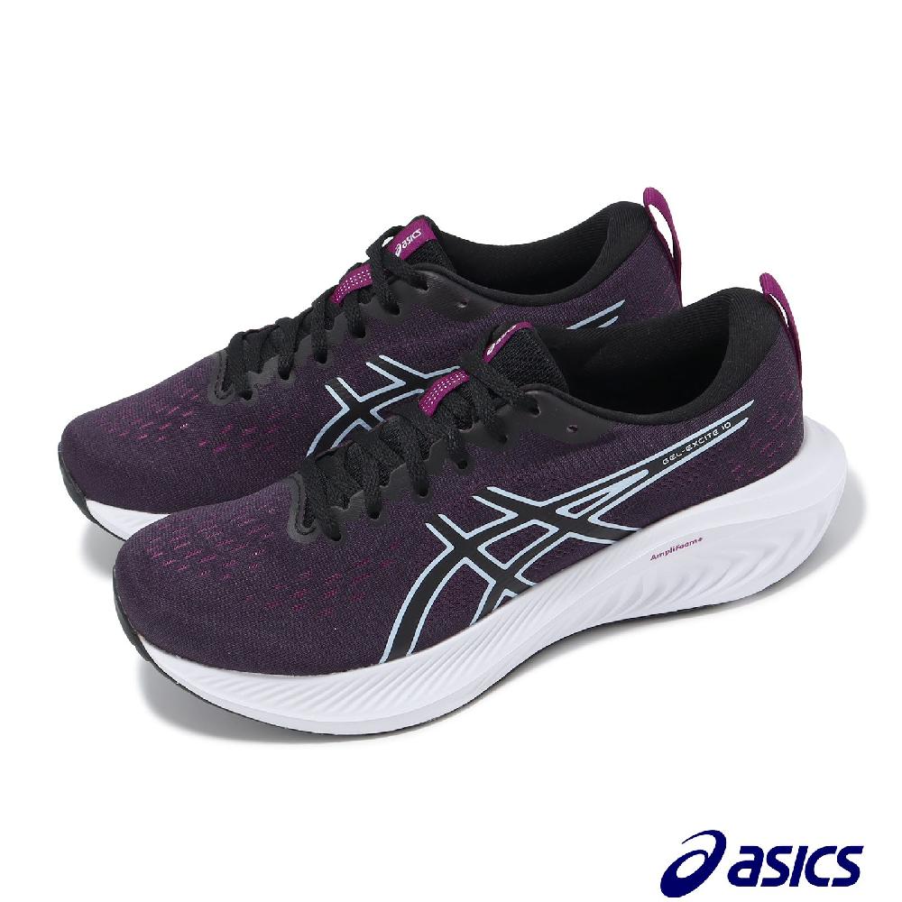 Asics 亞瑟士 慢跑鞋 GEL-Excite 10 女鞋 紫 黑 針織 透氣 緩衝 亞瑟膠 路跑 入門款 1012B418006