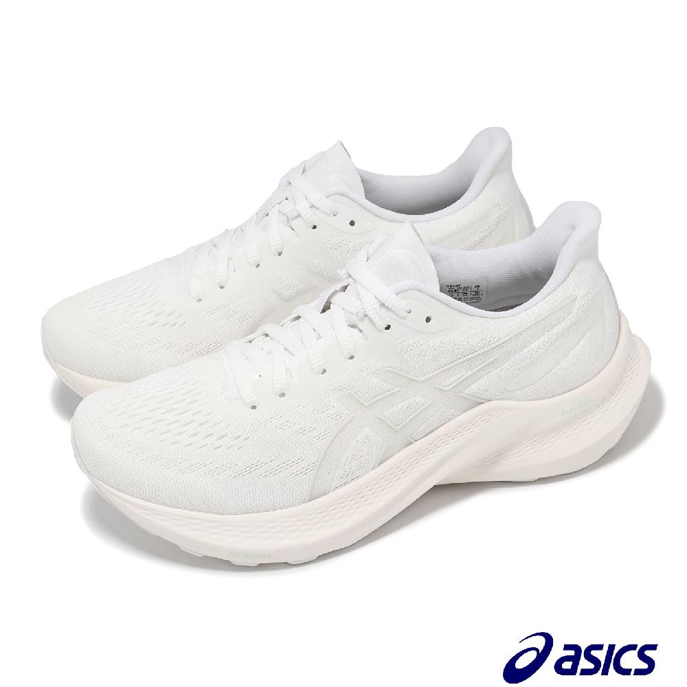 Asics 亞瑟士 慢跑鞋 GT-2000 12 女鞋 米白 MIRAI未來永續系列 支撐 回彈 運動鞋 1012B506103