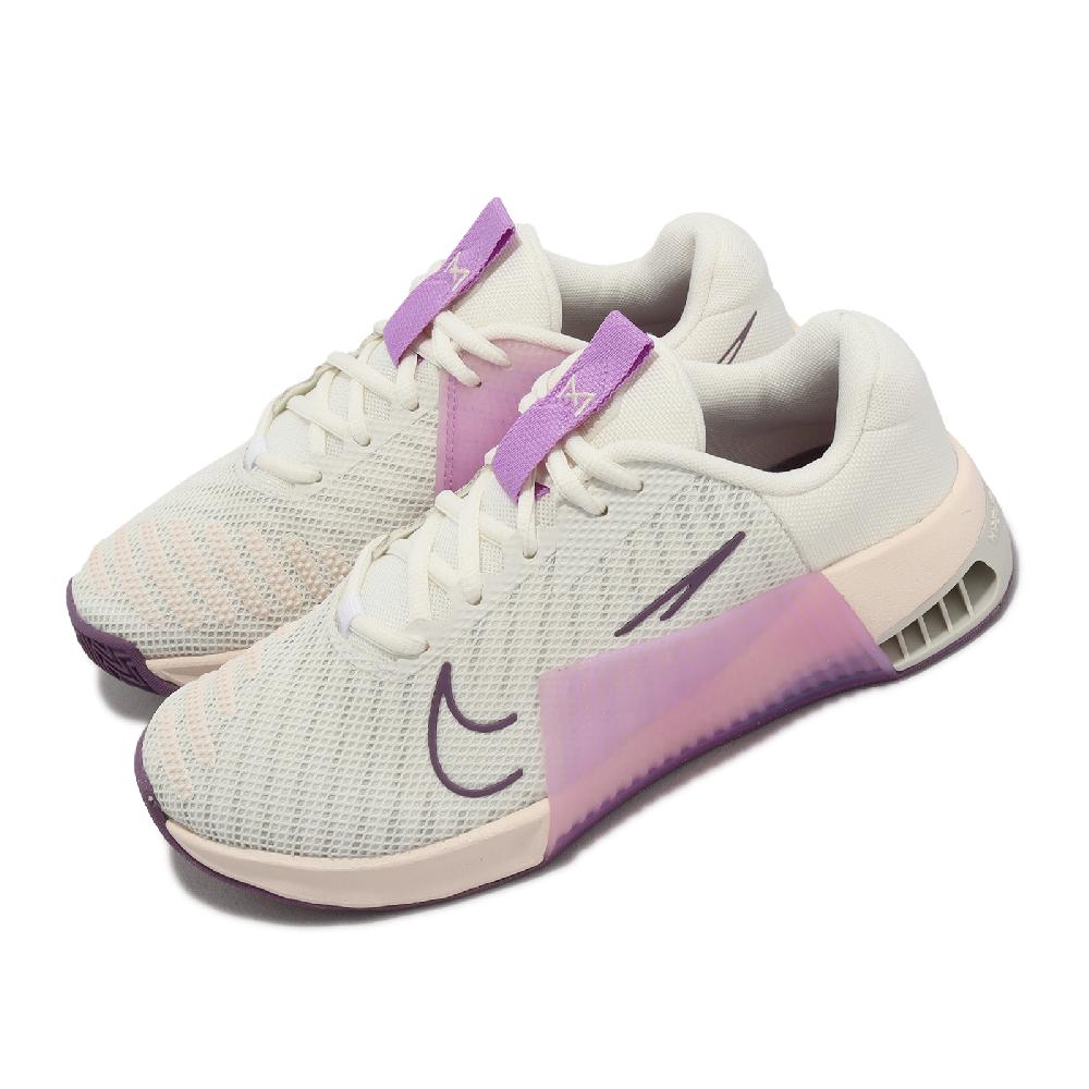 Nike 耐吉 訓練鞋 Wmns Metcon 9 女鞋 白 紫 有氧運動 健身 重訓 運動鞋 DZ2537-100