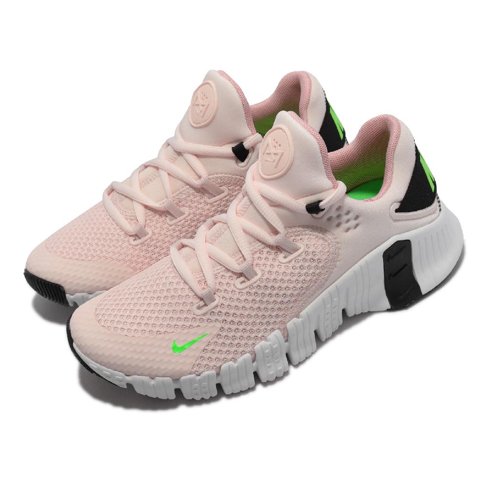 Nike 耐吉 訓練鞋 Wmns Free Metcon 4 粉紅 白 螢光綠 健身 女鞋 CZ0596-636