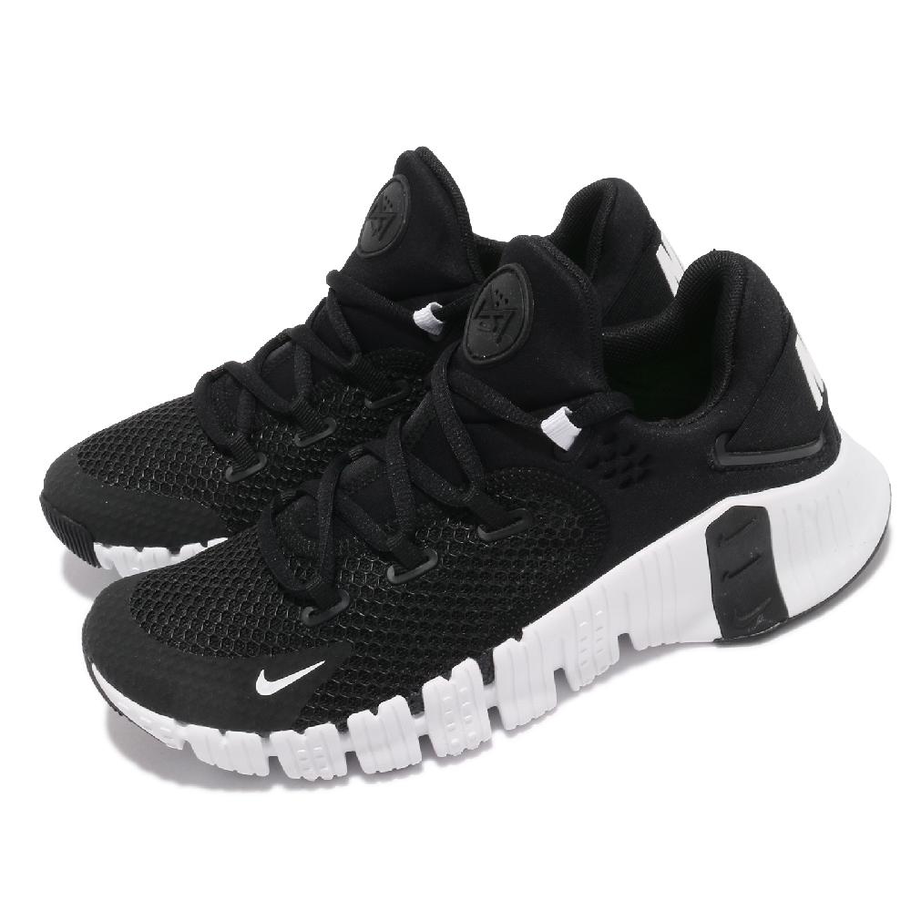 Nike 耐吉 訓練鞋 Wmns Free Metcon 4 女鞋 黑 白 健身 運動鞋 CZ0596-010