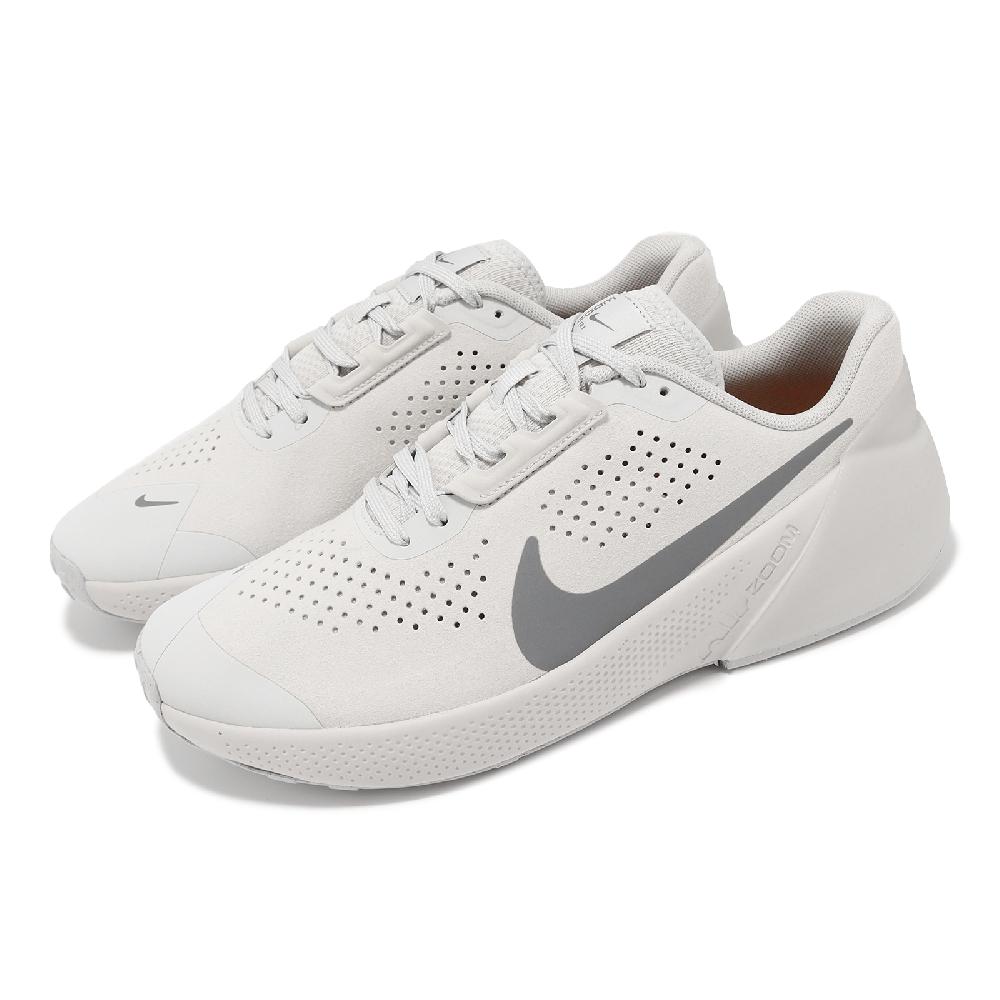 Nike 耐吉 訓練鞋 Air Zoom TR 1 男鞋 白 麂皮 氣墊 回彈 穩定 多功能 訓練 運動鞋 DX9016-009