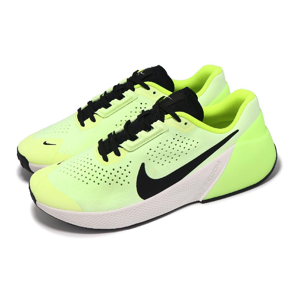 Nike 耐吉 訓練鞋 M Air Zoom TR 1 男鞋 螢光黃 黑 氣墊 緩震 健身 運動鞋 DX9016-700