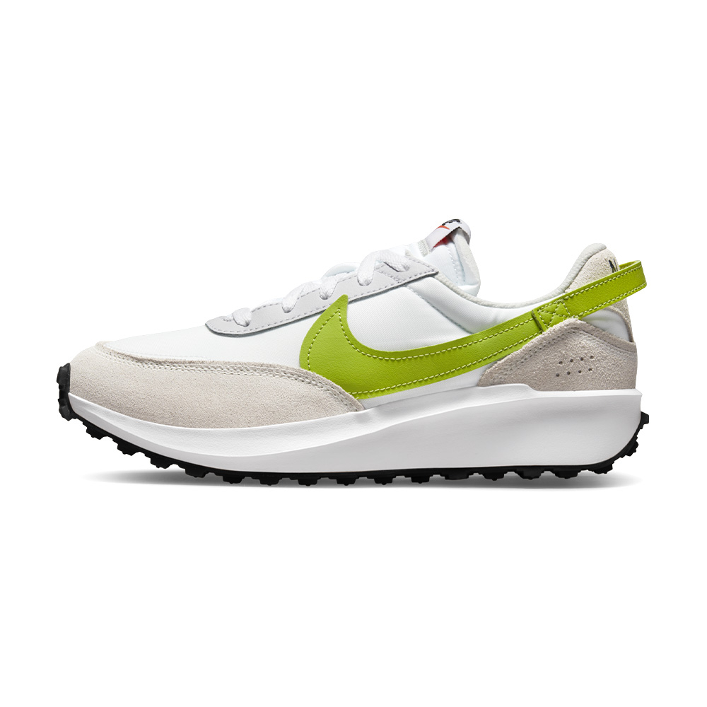 Nike Waffle Debut 女 白綠色 復古 運動 休閒鞋 DH9523-101