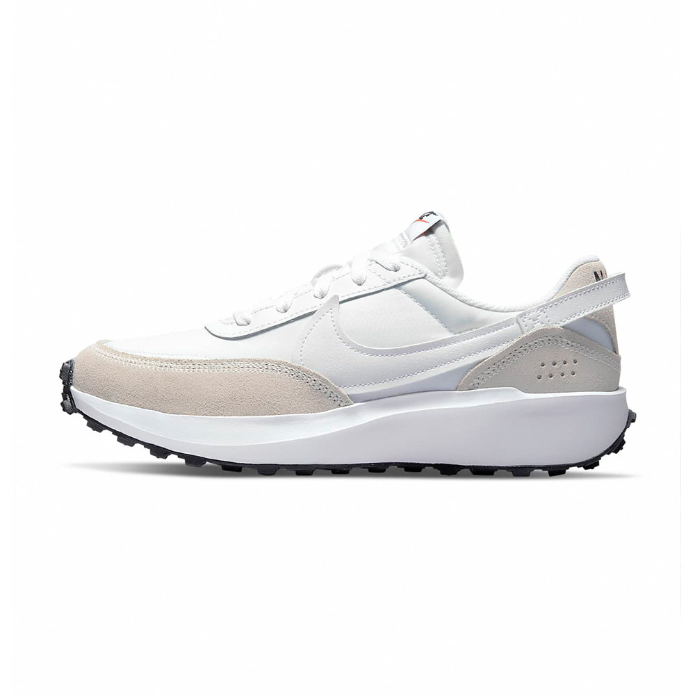 Nike Waffle Debut 女 白 灰 復古 麂皮 運動 休閒鞋 DH9523-100