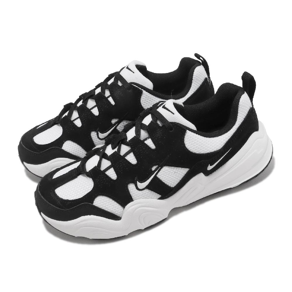 Nike 耐吉 休閒鞋 Wmns Tech Hera 女鞋 黑 白 拼接 麂皮 老爹鞋 復古 運動鞋 DR9761-101