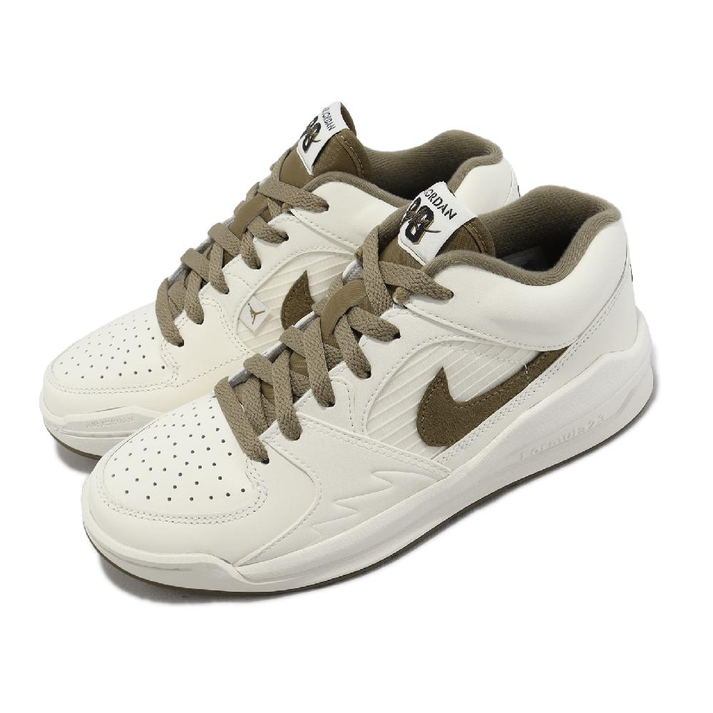 Nike 耐吉 休閒鞋 Wmns Jordan Stadium 90 女鞋 白 綠 緩震 皮革 FB2269-102