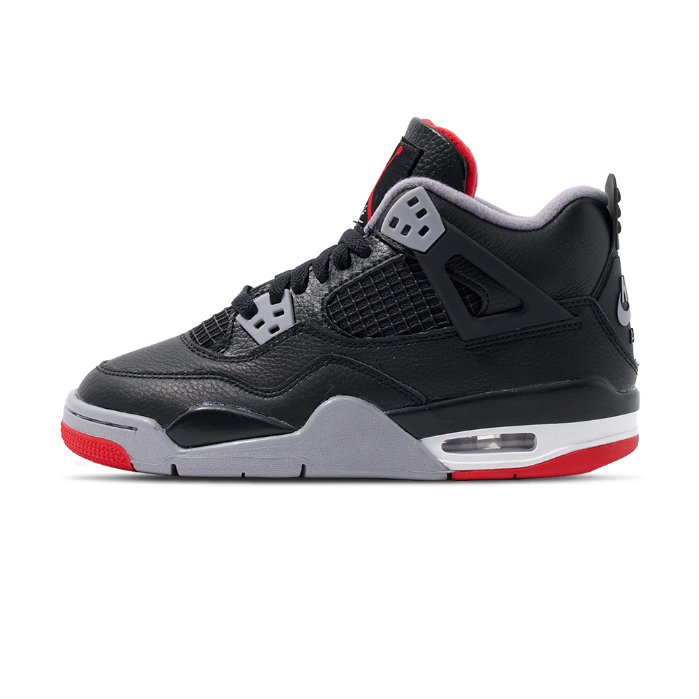 Nike Jordan 4 Retro Bred Reimagined 大童 黑 AJ4 休閒鞋 FQ8213-006
