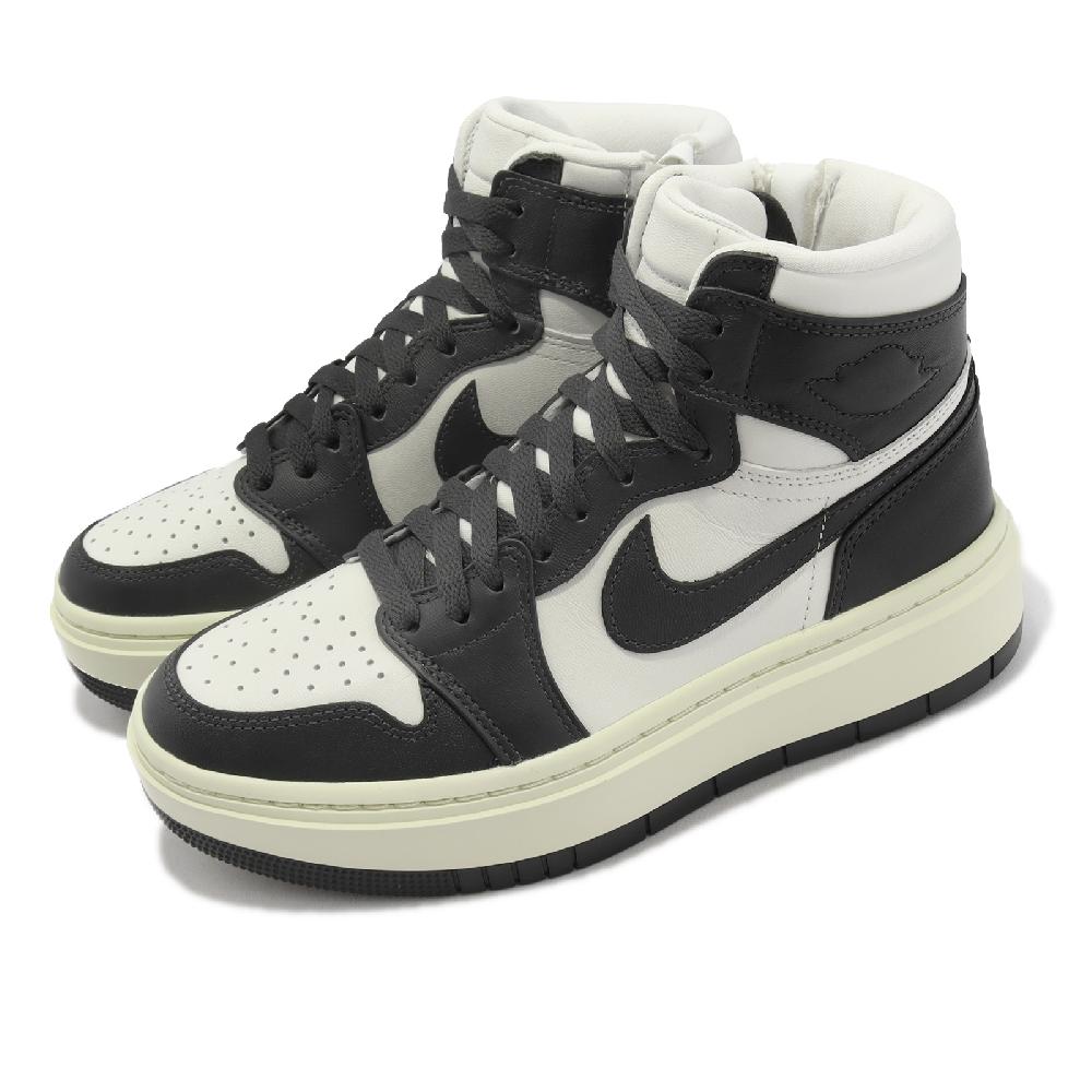 Nike 耐吉 休閒鞋 Wmns Air Jordan 1 Elevate High 女鞋 厚底 黑 白 AJ1 DN3253-100