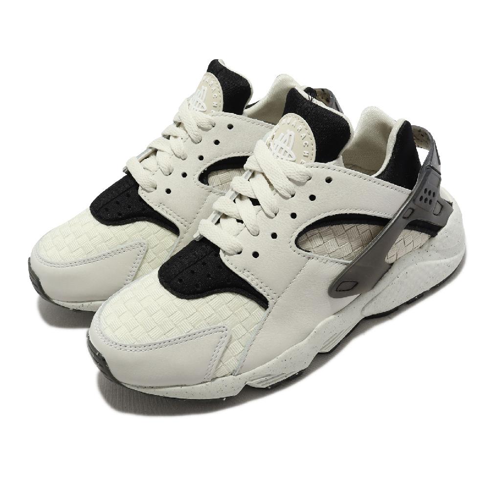 Nike 耐吉 休閒鞋 Wmns Air Huarache Crater PRM 女鞋 米白 黑 緩震 武士鞋 DR0449-001