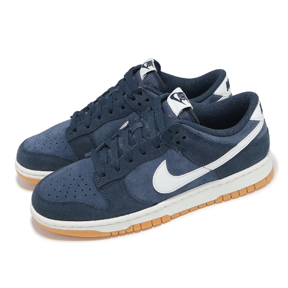 休閒鞋 Dunk Low Retro SE 男鞋 藍 白 膠底 麂皮 低筒 HQ1931-400