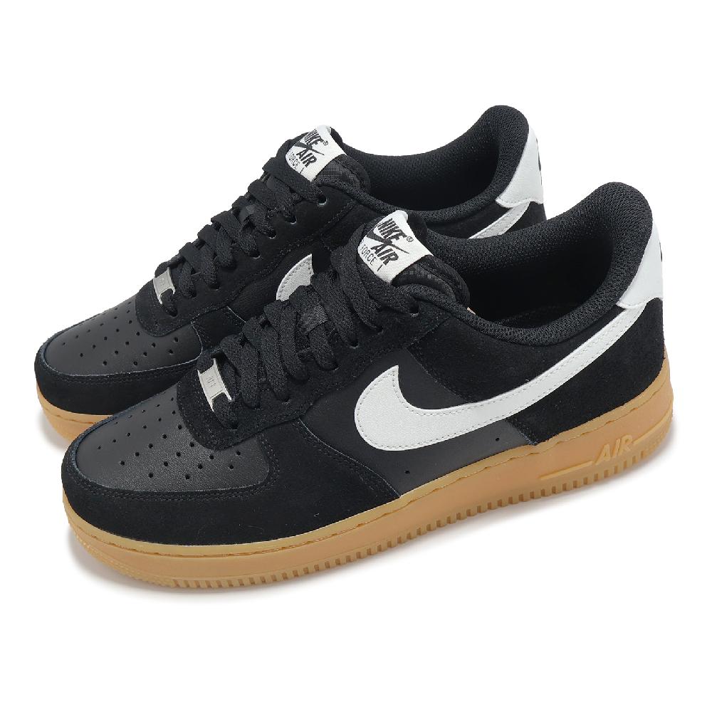 休閒鞋 Air Force 1 07 LV8 男鞋 黑 白 AF1 麂皮 膠底 FQ8714-004