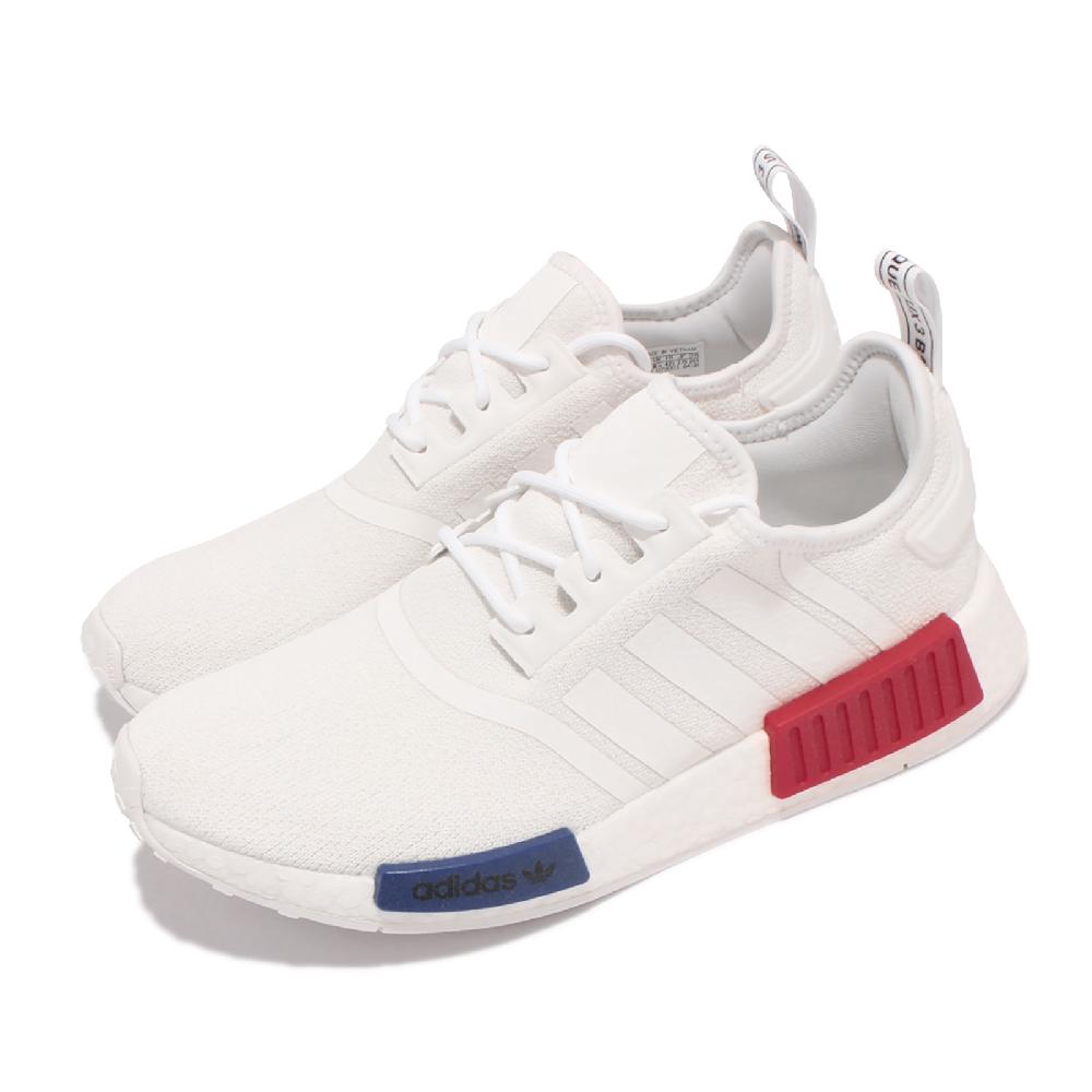 休閒鞋 NMD R1 男鞋 女鞋 白藍紅 OG BOOST 針織鞋面 三葉草 愛迪達 GZ7925