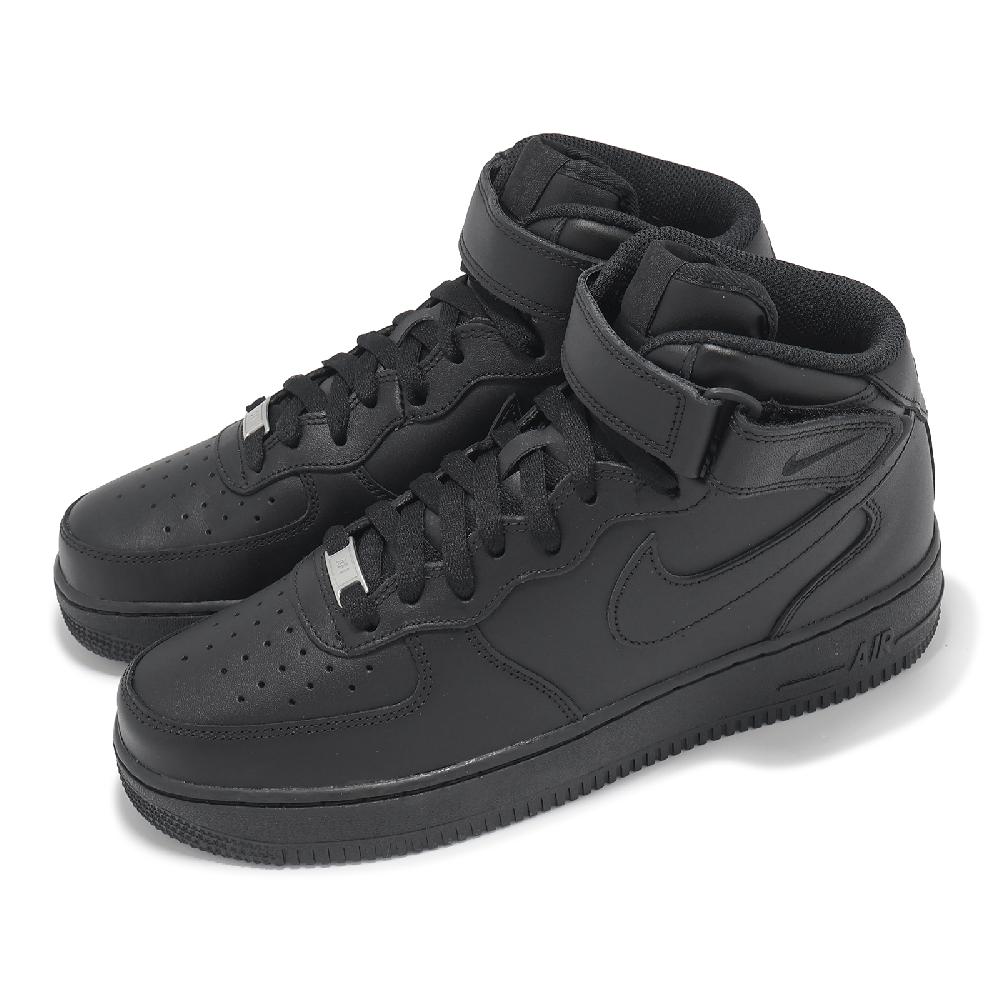 休閒鞋 Air Force 1 Mid 07 男鞋 女鞋 黑 全黑 中筒 AF1 魔鬼氈 CW2289-001