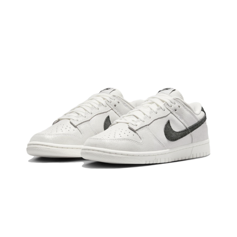 W Nike Dunk Low Sail Black 麂皮灰黑 休閒鞋 女鞋 HQ3502-100