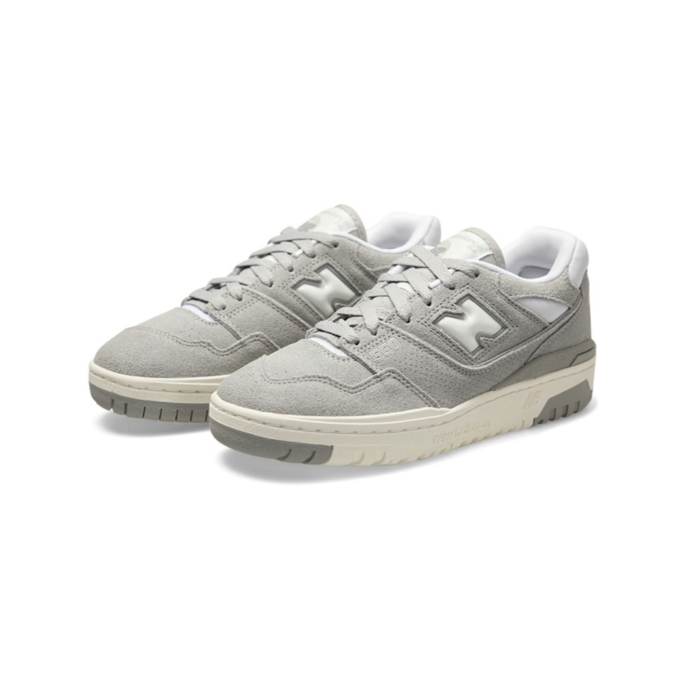 New Balance 550 灰白麂皮 復古 運動鞋 男鞋 BB550VNB