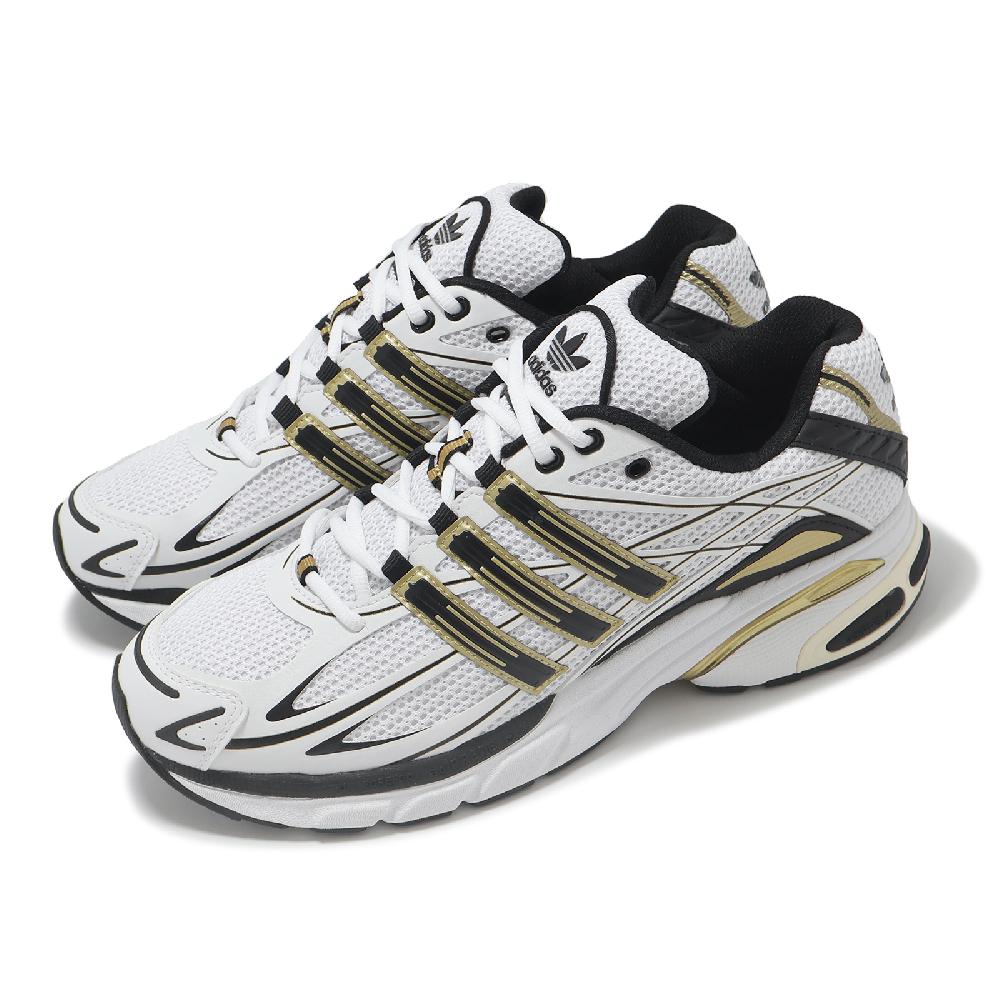 休閒鞋 Adistar Cushion 男鞋 白 黑 金 緩衝 拼接 復古跑鞋 IH3386