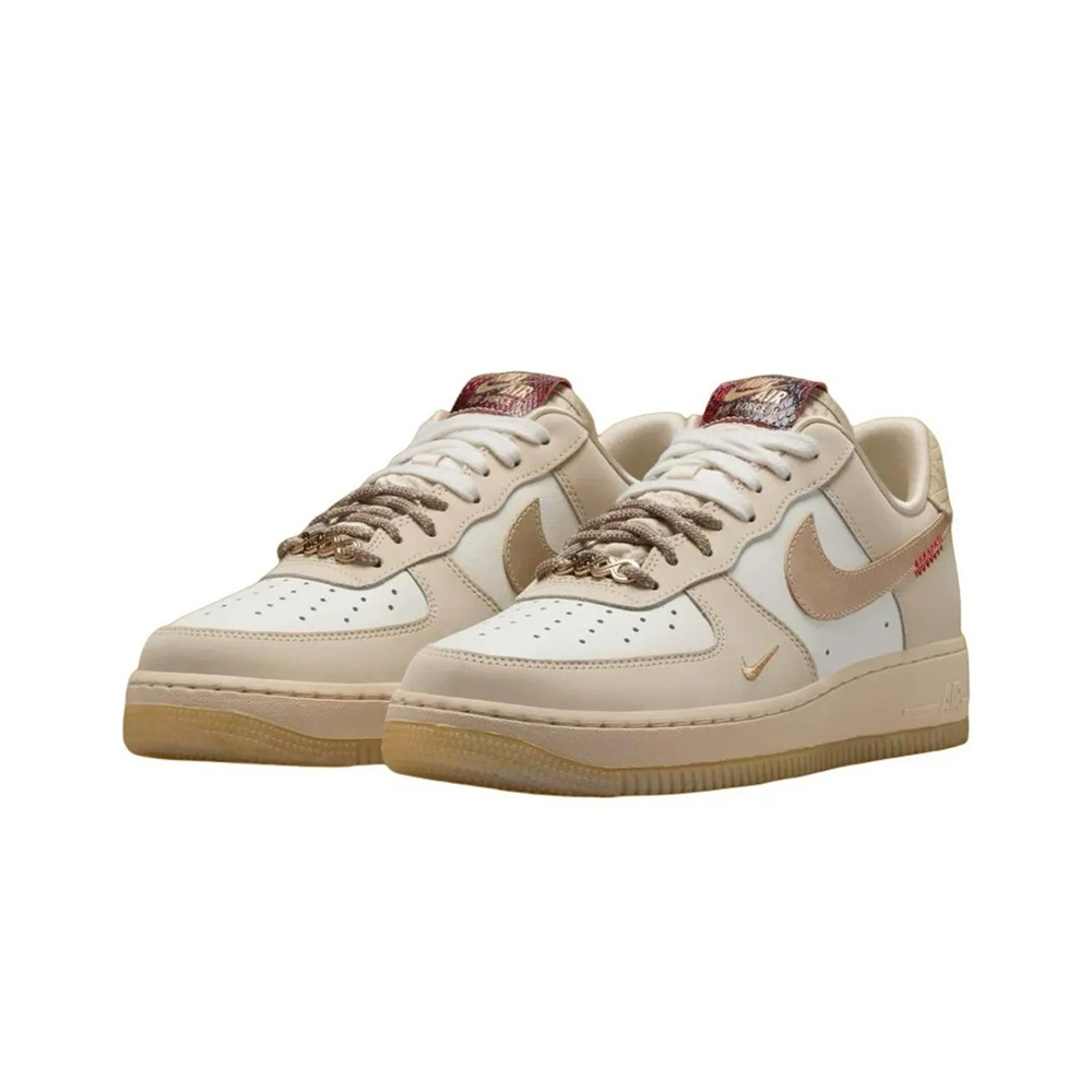 W Nike Air Force 1 Low Year of the Snake 蛇年限定 奶茶色 休閒鞋 女鞋 HV5990-172