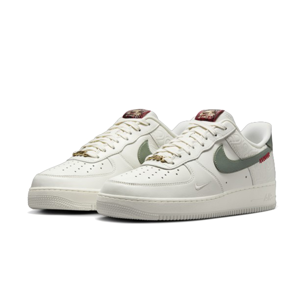 Nike Air Force 1 Low Year of the Snake 蛇年限定 白綠 緩震 休閒鞋 男鞋 HV5979-130