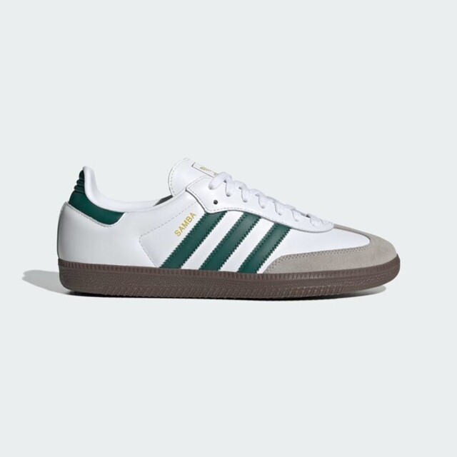 Adidas Samba OG JH8797 男女 運動休閒鞋 德訓鞋 復古 三葉草 膠底 穿搭 白 綠