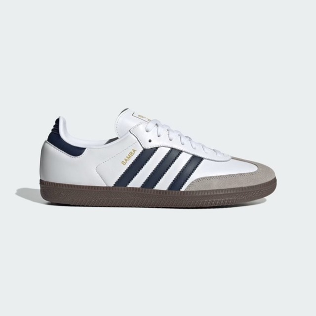 Adidas Samba OG JH8795 男女 運動休閒鞋 德訓鞋 復古 三葉草 膠底 穿搭 白 深藍