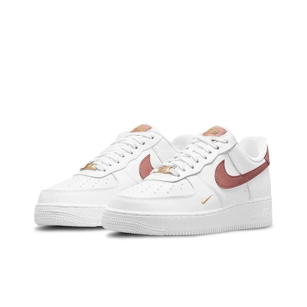 W Nike Air Force 1 白粉 金勾 休閒鞋 女鞋 CZ0270-103
