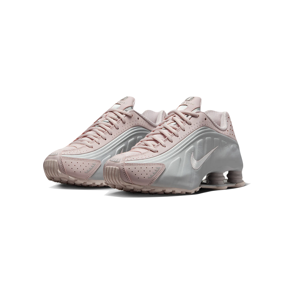 W Nike Shox R4 Barely Rose Metallic Platinum 櫻花粉 增高 復古 彈簧鞋 休閒鞋 女鞋 AR3565-600