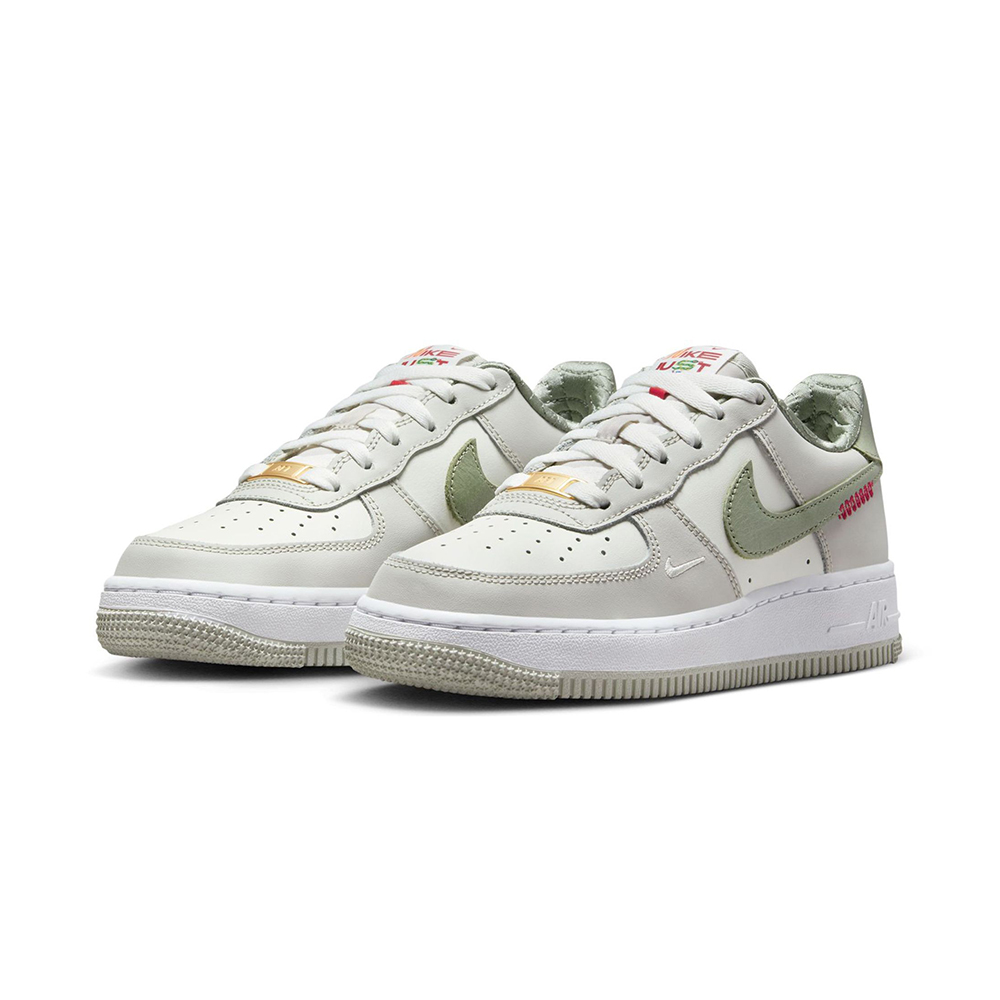 Nike Air Force 1 Low Year of the Snake 蛇年白綠 GS 蛇年限定 中國結 低筒 休閒鞋 大童鞋 HV6000-131