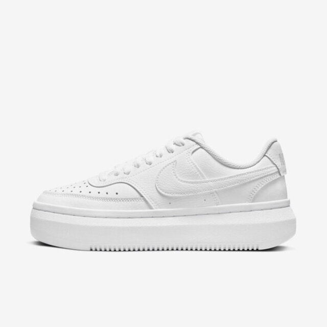 Nike Wmns Court Vision Alta LTR DM0113-100 女 休閒 運動 厚底 皮革 白