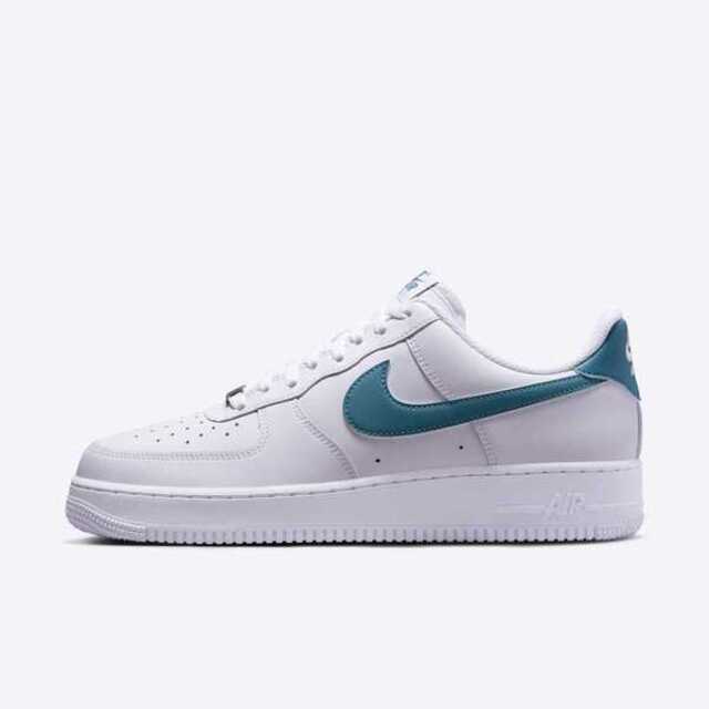 Nike Air Force 1 07 FJ4146-114 男 運動休閒鞋 舒適 穿搭 低筒 白 湖水綠