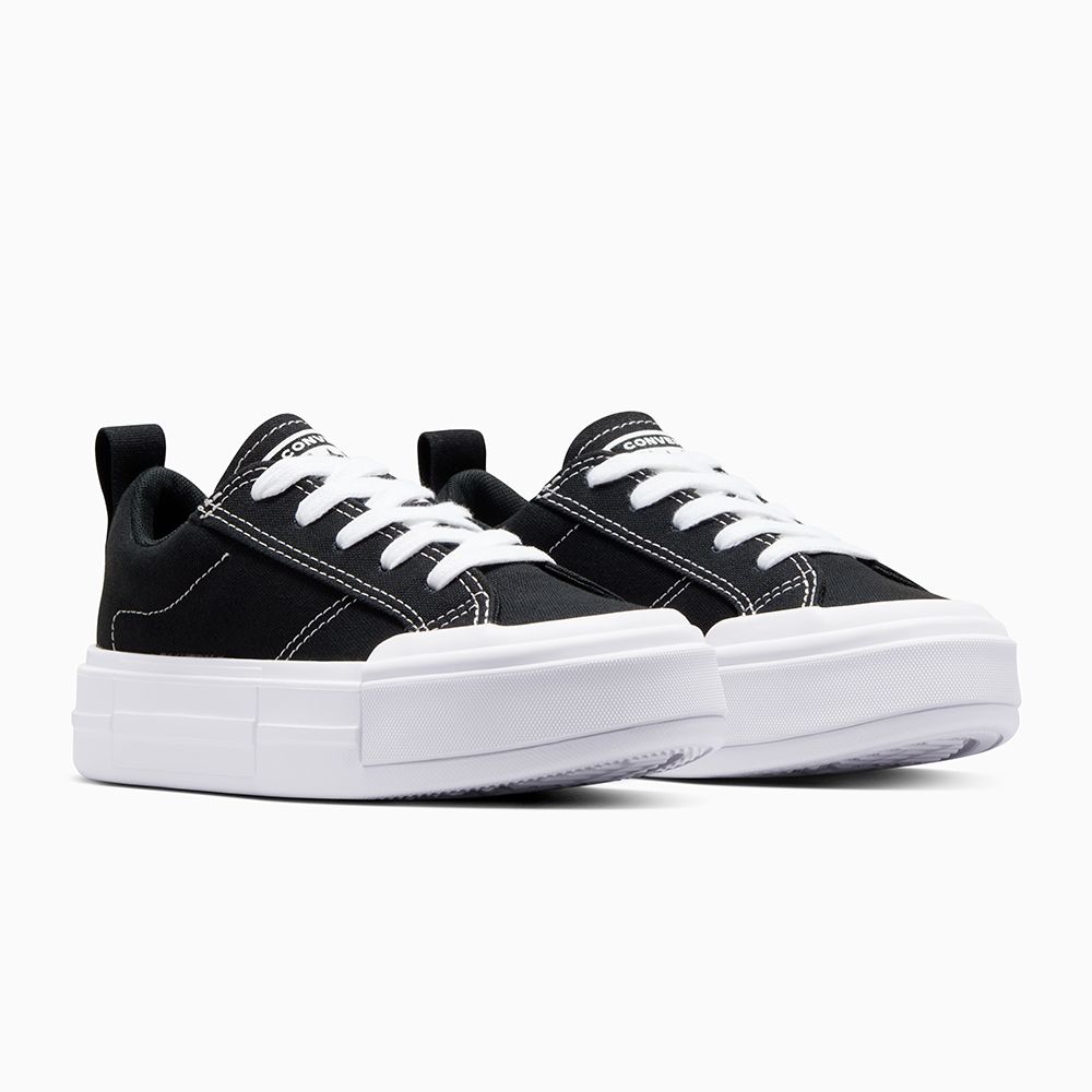【CONVERSE】CTAS CRUISE OX 低筒 休閒鞋 厚底鞋 UU鞋 童鞋 中童鞋 大童鞋 黑色-A11449C