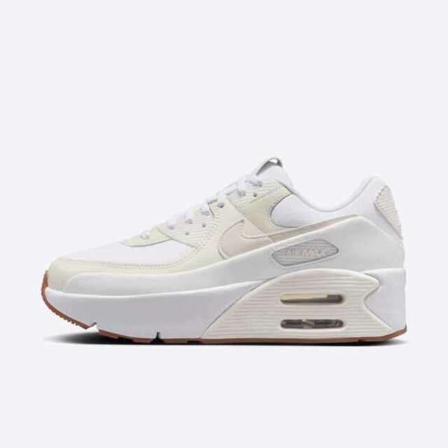 Nike Air Max 90 Lv8 FD4328-111 女 運動休閒鞋 復古 雙層氣墊 緩震 厚底 白 米黃