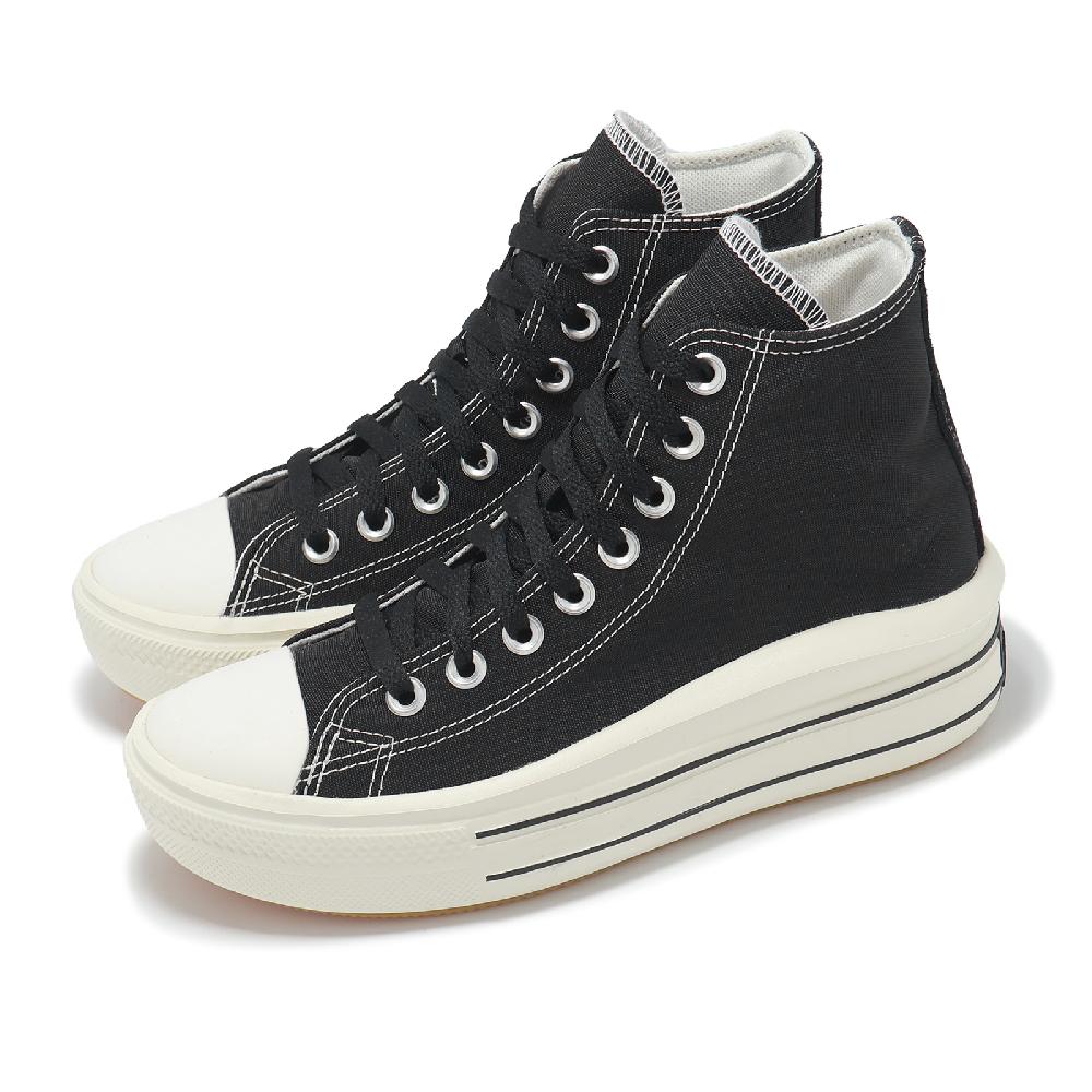 帆布鞋 Chuck Taylor All Star Move 女鞋 黑 厚底 增高 休閒鞋 A12585C