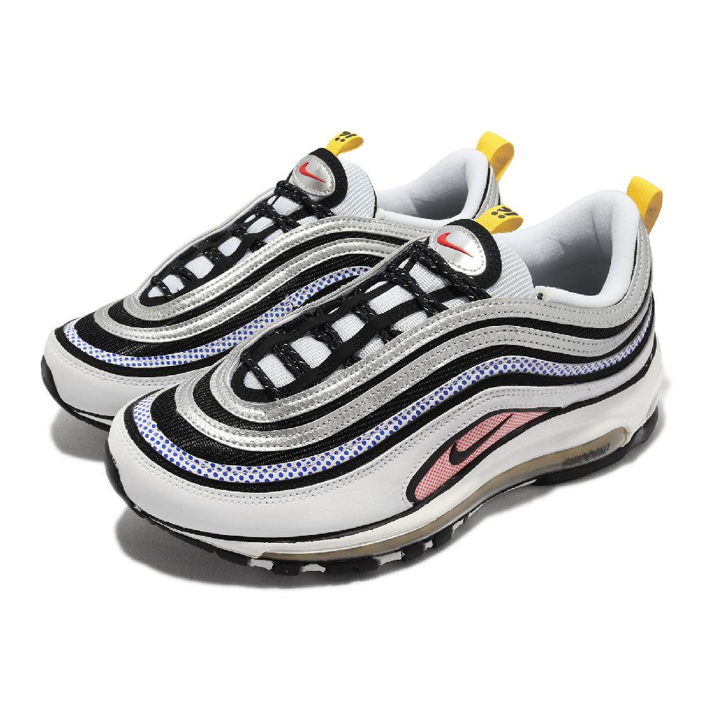 休閒鞋 Air Max 97 男鞋 白 黑 銀 粉紅 氣墊 點點 科幻動漫 子彈列車 DX6057-001
