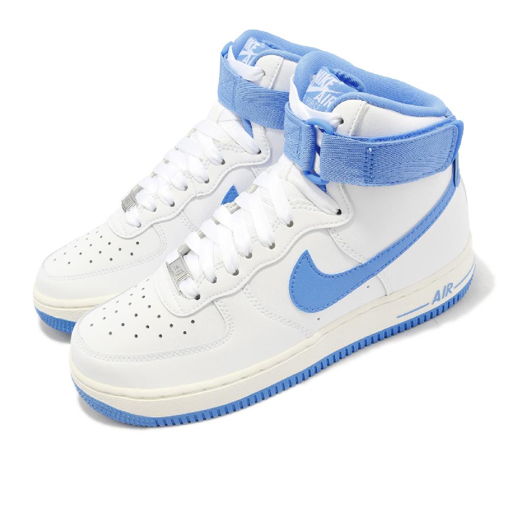 休閒鞋 Wmns Air Force 1 High OG QS 女鞋 白 大學藍 奶油 AF1 DX3805-100