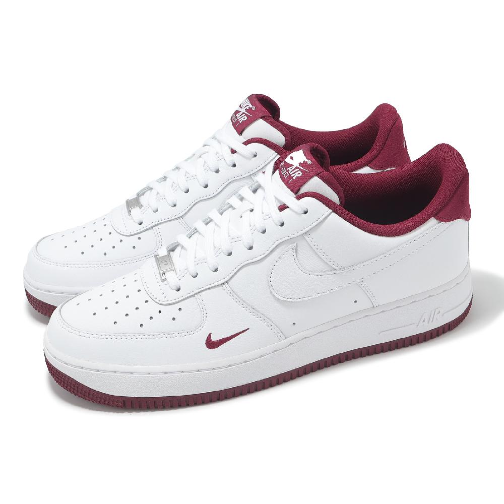 休閒鞋 Air Force 1 07 LV8 男鞋 白 紅 小勾 AF1 刺繡 HM9483-100