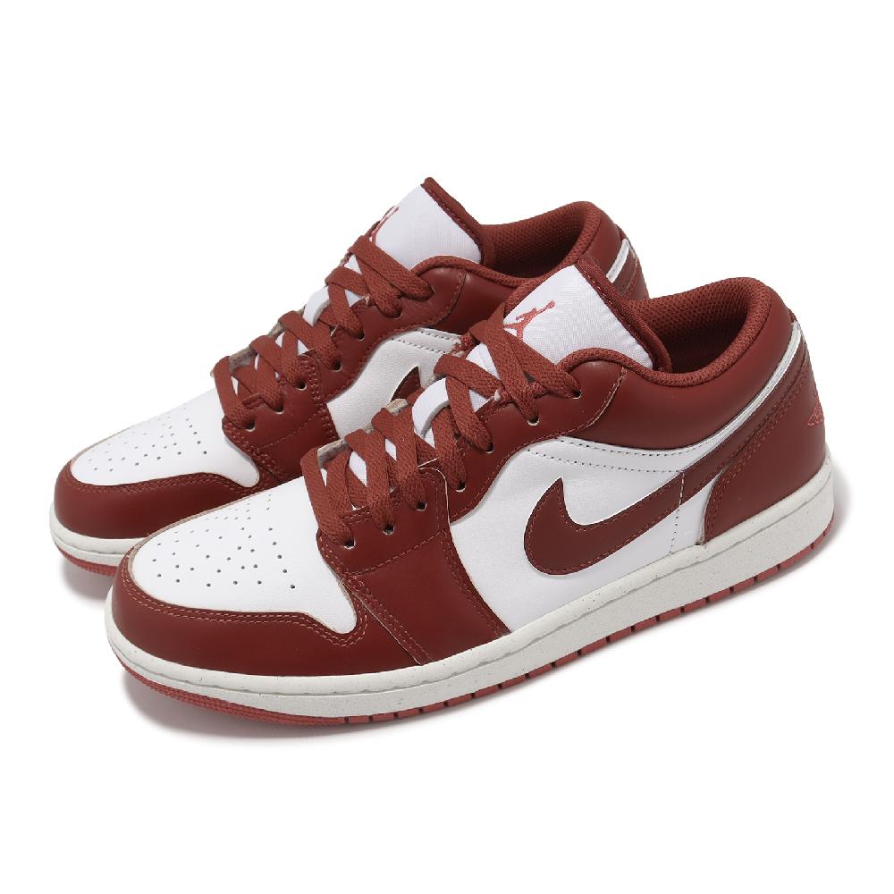 休閒鞋 Air Jordan 1 Low Dune Red 紅 白 AJ1 男鞋 喬丹 一代 FJ3459-160