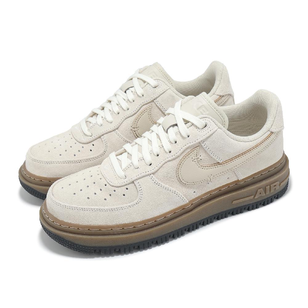 休閒鞋 Air Force 1 Luxe 男鞋 沙色 膠底 拼接 麂皮 AF1 HV2531-100