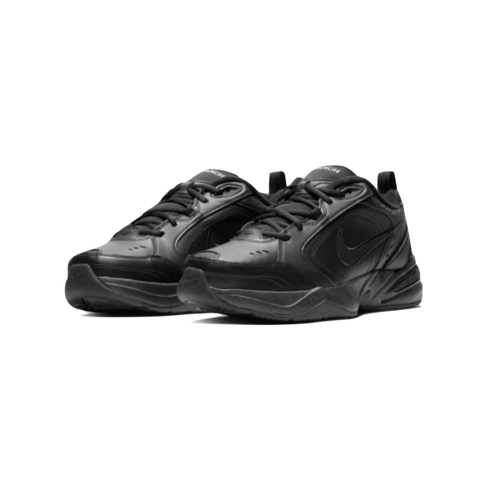 Nike Air Monarch IV 老爹鞋 全黑 耐用 皮革 厚底 緩震 舒適 運動鞋男鞋 415445-001