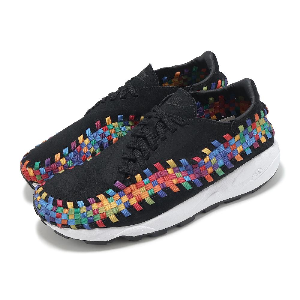 休閒鞋 Air Footscape Woven 女鞋 男鞋 彩虹編織 黑 麂皮 復刻 Rainbow FB1959-002