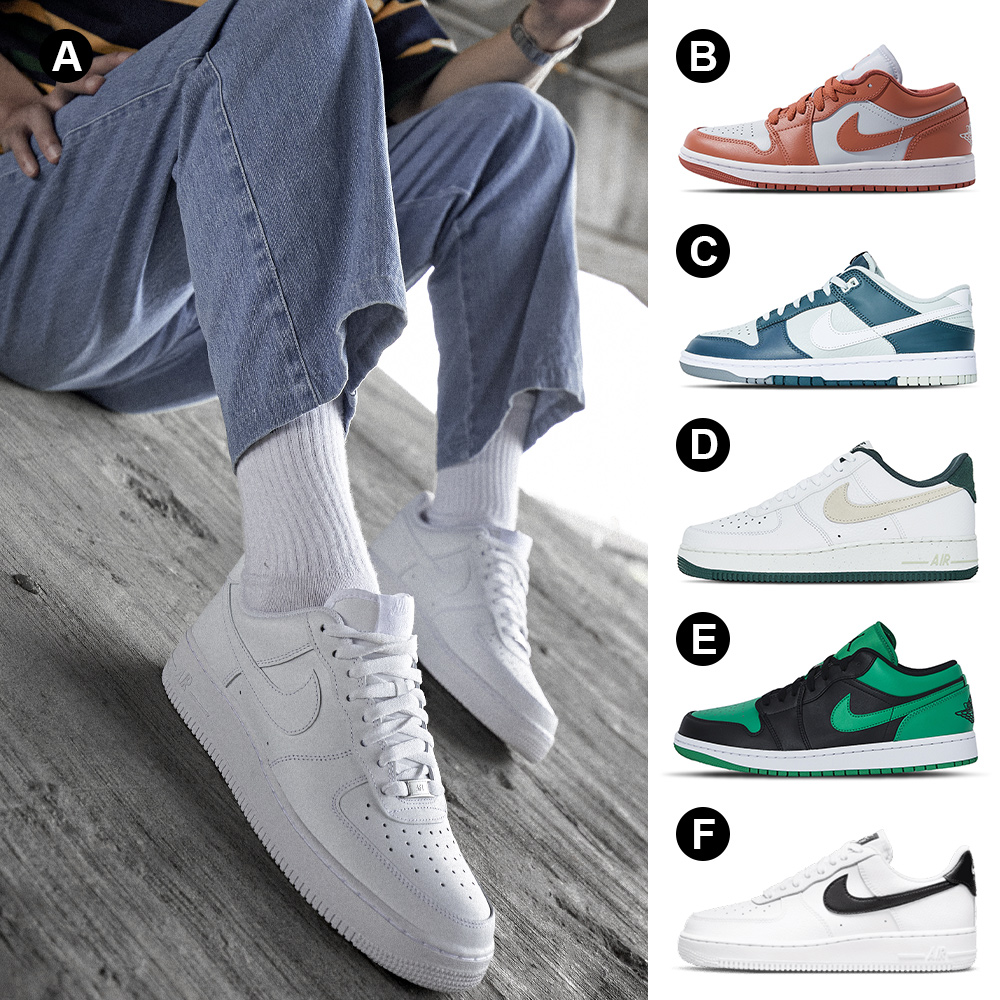 Nike 男女 Jordan/Dunk/Force系列 休閒鞋 DD8959100 DC0774080 FB8896300 HF1939100 553558065