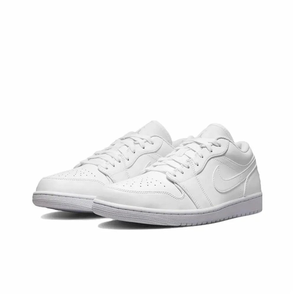nike air jordan 1 low triple white 全白 休閒鞋 男鞋 一代 553558-136